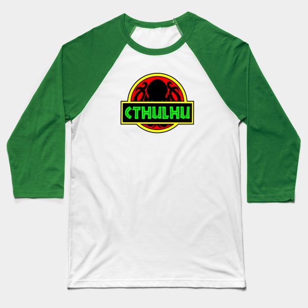 Lovecraft: Cthulhu Baseball T-Shirt by Retro-Matic